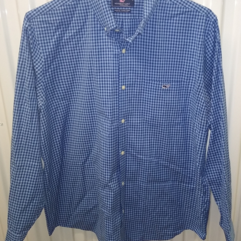 Vineyard Vines Slim Fit Whale Logo Button Up Shirt